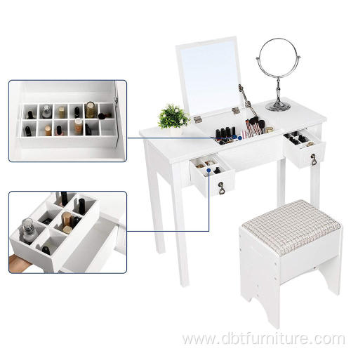 Bedroom Furniture Wood Make-up Table Dressing Table